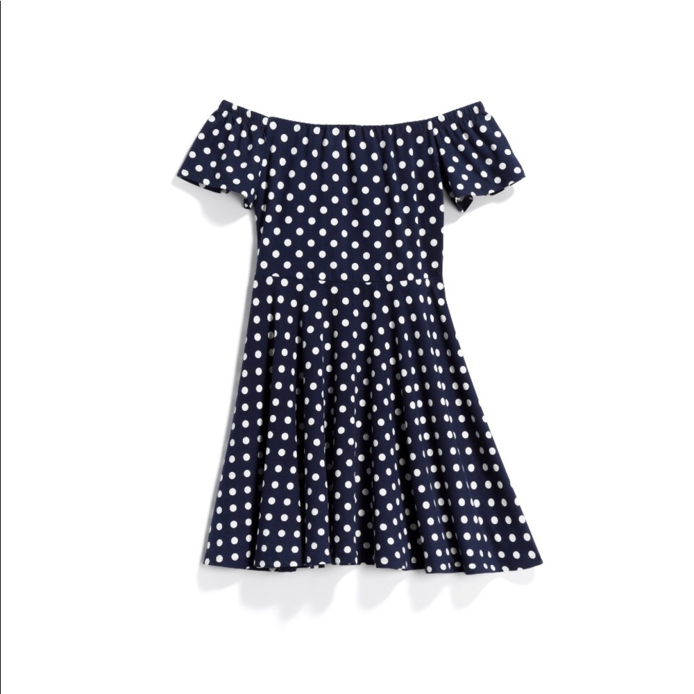 Nine Britton off the shoulder dress